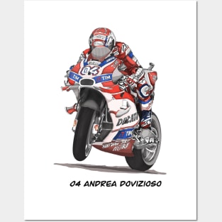 Drawing/Sketching MotoGP Team No 04 Posters and Art